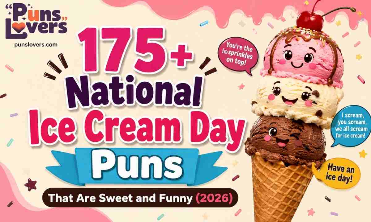 National Ice Cream Day Puns