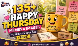 135+ Happy Thursday Memes & Images to Brighten Your Day (2026)