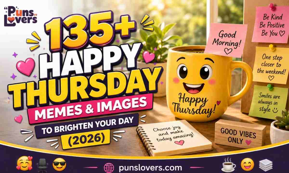 135+ Happy Thursday Memes & Images to Brighten Your Day (2026)