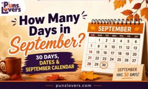 How Many Days in September 30 Days, Dates & September Calendar