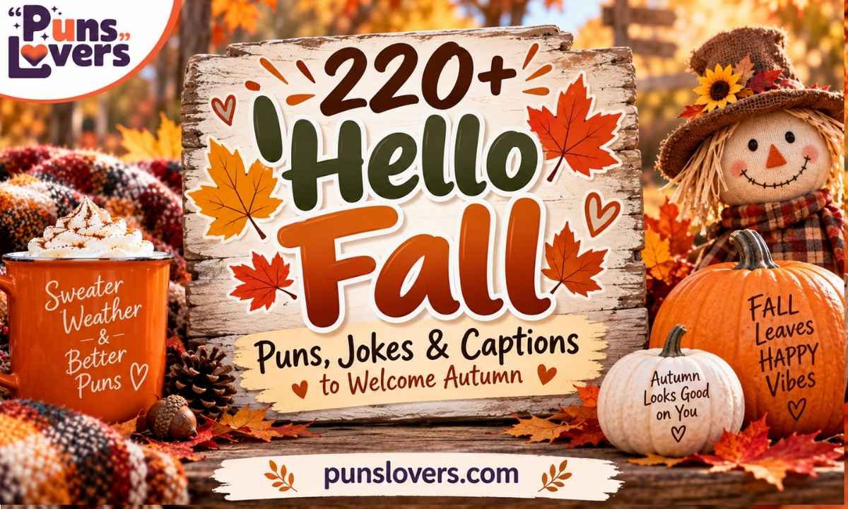Hello Fall Puns