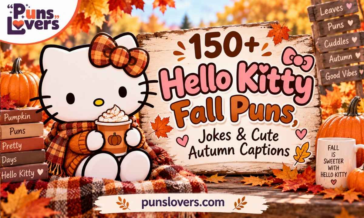 Hello Kitty Fall Puns,