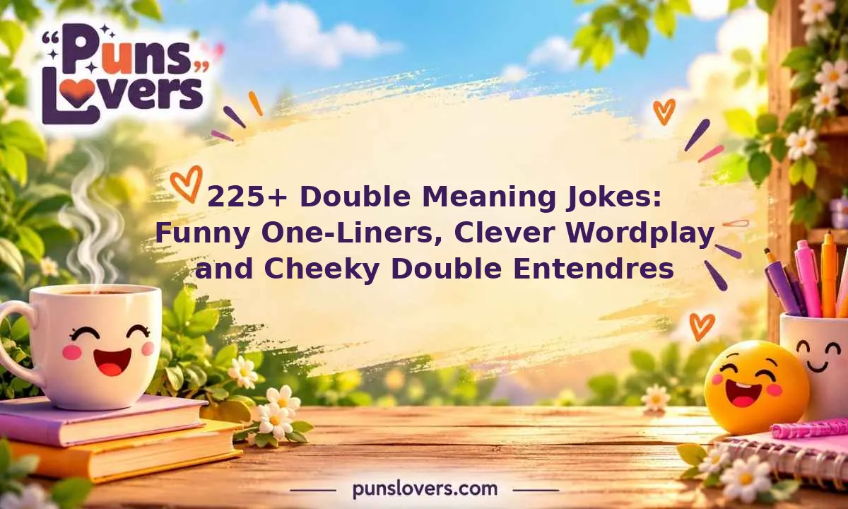 double meaning jokes